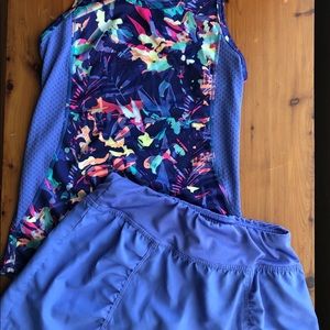 Girls champion tank and skort